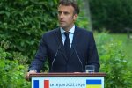 Президент Франції Макрон. Фото: скриншот YouTube