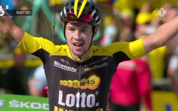 Тур де Франс: Словенець здобув дебютну перемогу в гонці
