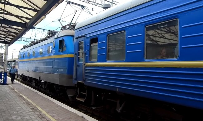 Потяг Укрзалізниці, фото: кадр з відео