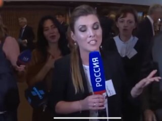Пропагандистка, фото: скріншот з відео