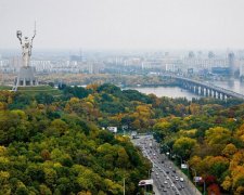 Осенняя красота Киева с высоты птичьего полета (фото)