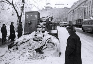 Зимний Львов 1960 года, фото: lviv.in.ua