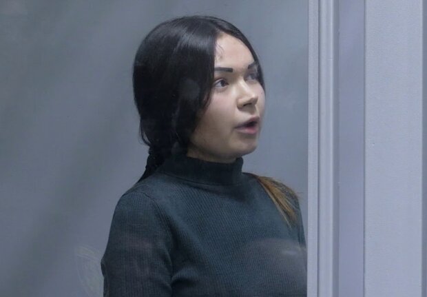 Олена Зайцева в залі суду