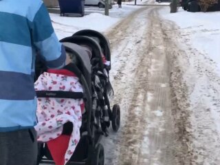 Сніг, фото: скріншот з відео