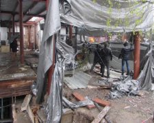 У Полтаві гаряче: димлять шашки і звучать протести