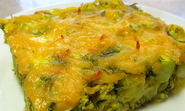 Запіканка з кабачків, скріншот: YouTube