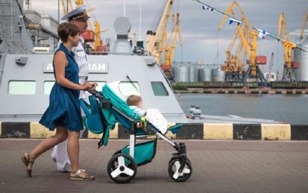 Украинские моряки похвастались выучкой в Одессе