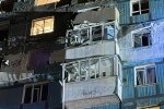 Последствия удара БПЛА по многоэтажке в Днепре