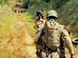 Военные, фото: скриншот из видео