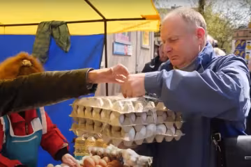 Ціни на яйця. Фото: скрін youtube
