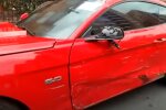 Разбитый Mustang, carscoops