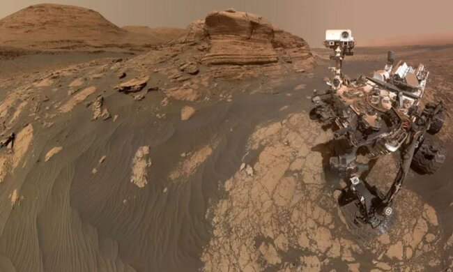 Сэлфи марсохода Curiosity, фото: NASA