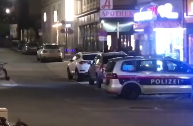 Теракт в Вене, фото: кадр из видео