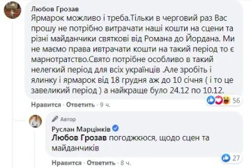 Комментарии к публикации Руслана Марцинкива: Facebook