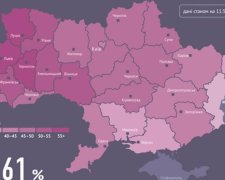 В интернете распространили инфографику явки украинских избирателей