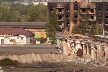 Разрушенный город. Фото: Youtube