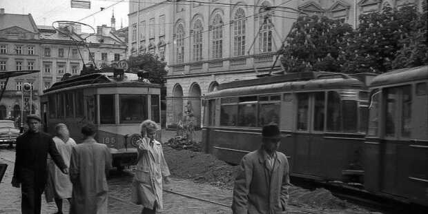 Львів, площа Ринок, 1964 рік / фото: То є Львів