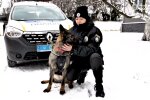 Черновчанка в погонах тренирует хвостатую помощницу, настоящая любовь: "Собачье счастье выглядит так"