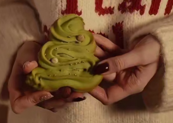 Печенье "Елочки", кадр из видео