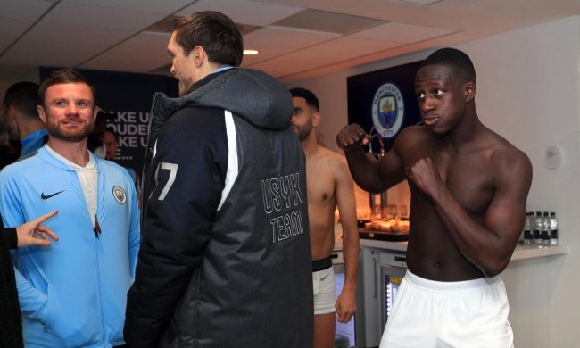 Усик едва не подрался со звездой Ман Сити: видео