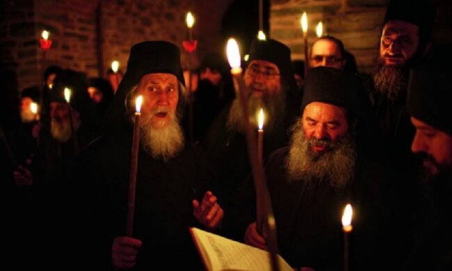 Афонські ченці, скріншот: YouTube