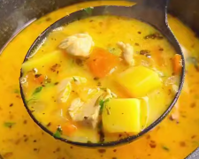 Сирно-курячий суп, кадр з відео