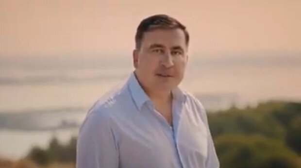 Михеил Саакашвили, скриншот из видео