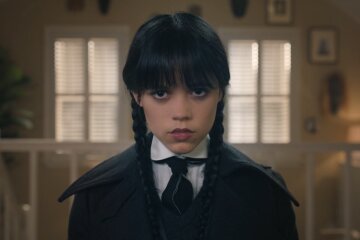 Дженна Ортега, кадр из сериал "Уэнсдей"
