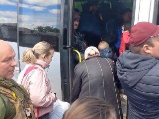 Евакуація, фото: скріншот з відео