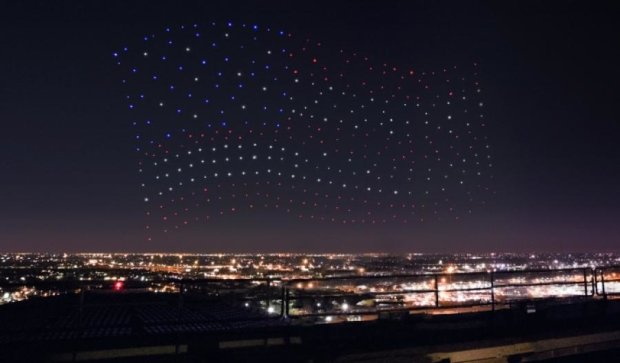 Intel показала невероятное шоу дронов на Супербоуле