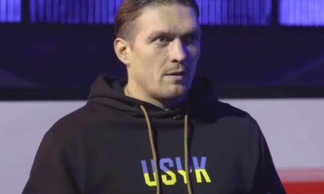Олександр Усик, скріншот відео