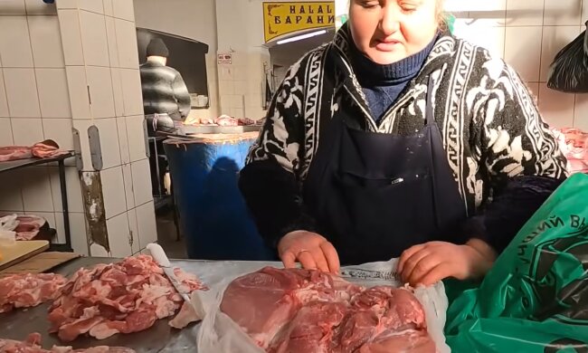 Продаж м'яса, скріншот з відео