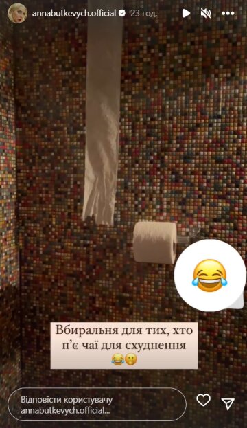 Stories Анны Буткевич, скриншот: Instagram