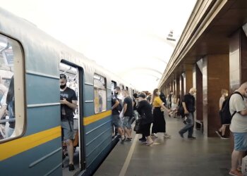 Київський метрополітен, скріншот з відео