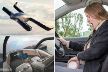 Салон літаючого автомобіля: скрін