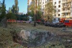 Последствия атаки дронов на Киев