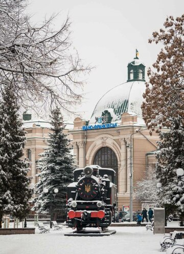 Сніг у Франківську, фото "Галка"