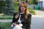 Олена Кравець, кадр з інтерв'ю