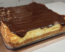 Подвійний чізкейк з білим маком: фото скрін Ютуб