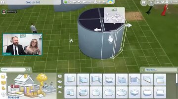 Круглые стены в The Sims 4