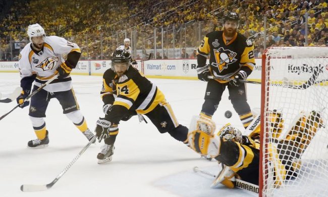 Питтсбург - Нэшвилл 4:1 видео лучших моментов второго матча финала Кубка Стэнли