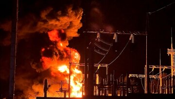 Российские удары по энергетике. Фото BBC