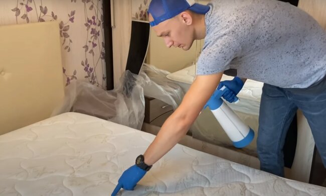уборка, скриншот из видео