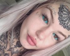 Подвійний язик і тату на очах: дівчина перетворила себе на міфічну істоту