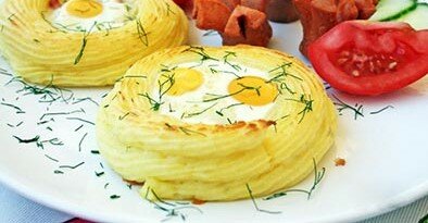 Готовим картофельные гнезда в духовке - минимум продуктов, а вкус как из ресторана