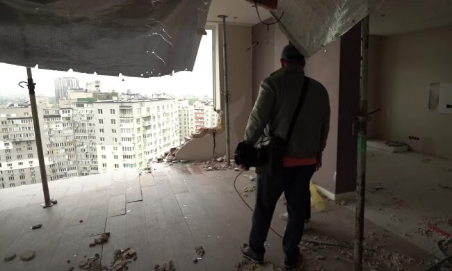 Разрушенное жилье. Фото: скрин youtube