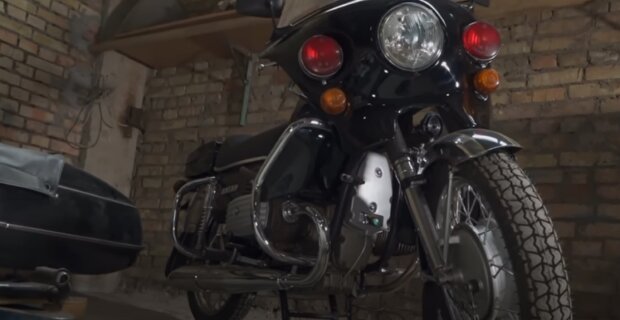 Мотоцикл. Фото: скріншот відео