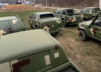 Авто для ВСУ. Фото: скриншот Youtube