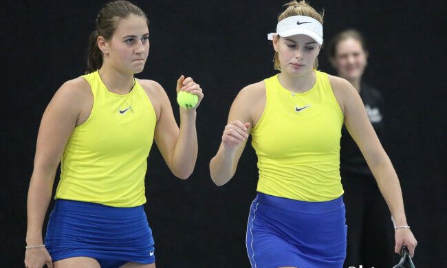 Марта Костюк і Катаріна Завацька, twitter.com/UkrainianTennis