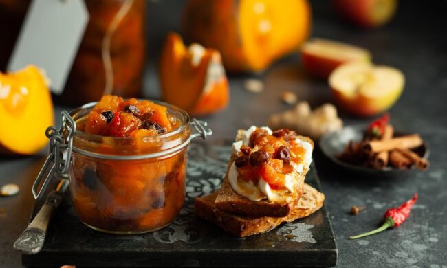 Консервированная тыква с яблоками, фото lefood